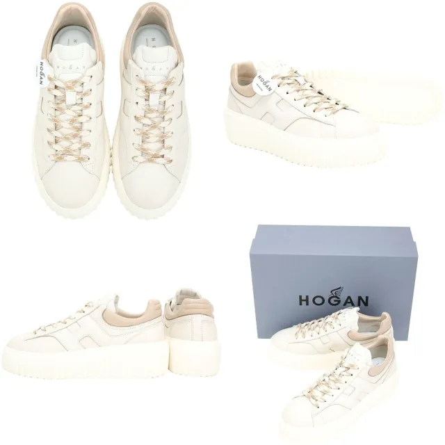 【HOGAN】H-Stripes 餅乾鞋 / 86er / H641/ H580休閒鞋-多款可選(真皮 厚底 繫帶鞋)