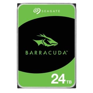 【SEAGATE 希捷】BarraCuda 24TB 3.5吋 7200轉 512MB 桌上型 內接硬碟(ST24000DM001)