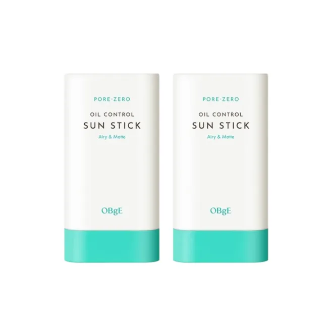 【OBgE】控油清爽防曬棒SPF50+ PA++++ 18g*2入組