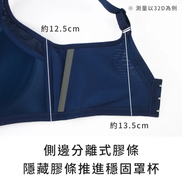 【玉如阿姨】爆乳無雙內衣。無鋼圈也能自然爆乳 台灣製※0530淺綠(B.C.D罩 無鋼圈 舒適 低脊心 機能)
