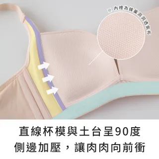 【玉如阿姨】水壩內衣。高包覆強支撐穩定不外擴 台灣製※0565黑(B.C.D.E罩 無鋼圈 集中)