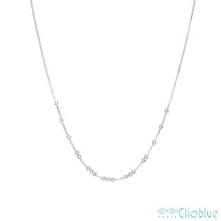 【CLIO BLUE】小水珠盒子純銀項鍊 925純銀銀珠項鍊 盒子鍊 小魚雙魚(法國巴黎品牌/925純銀)