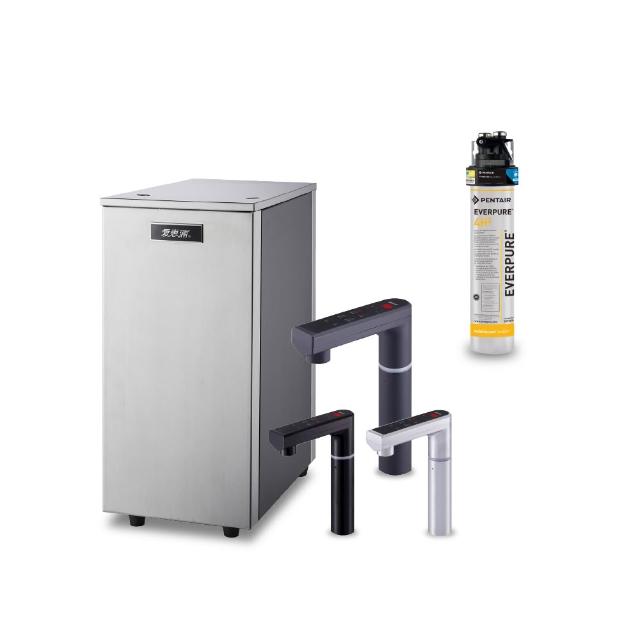 【EVERPURE 愛惠浦】雙溫櫥下型 HS288T PLUS觸控熱飲機+4H2生飲淨水器