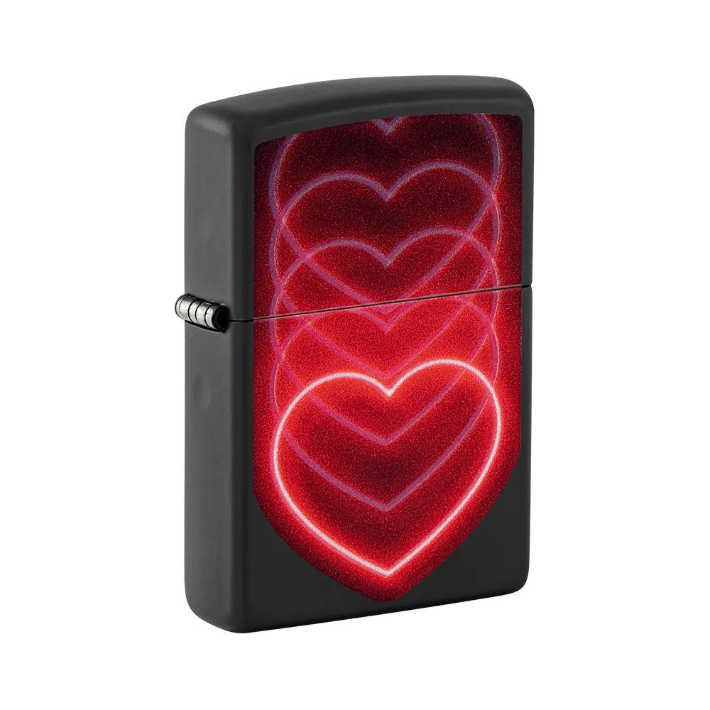 【Zippo】愛心光波-螢光-防風打火機(美國防風打火機)