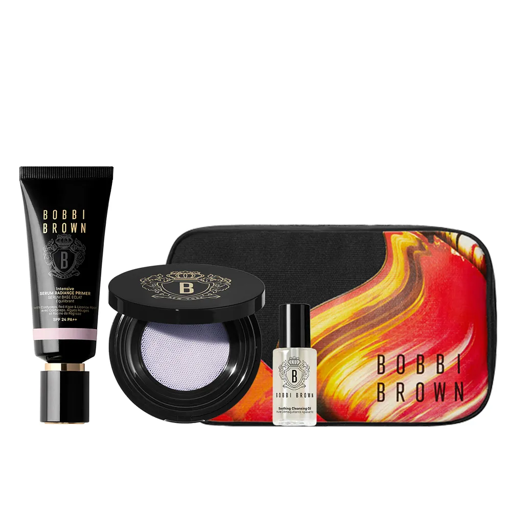 【Bobbi Brown 芭比波朗】冬蟲夏草完美持妝定妝組(亮膚持妝乳 SPF 24 PA++ 40ml+奢光蜜粉10g/防曬)