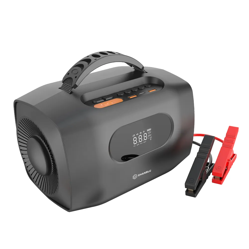 【CHANGLU 長律】12V/24V救車電源 4合1汽車急救電源打氣機-含收納包(CL-AC024JP)