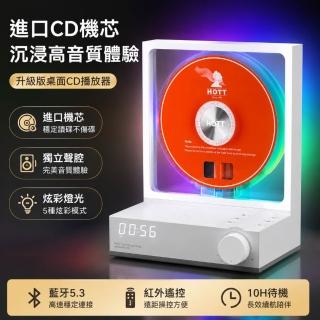 Vicote維科特 CD播放機 藍牙音響 桌面音響 復古喇叭 便攜式播放器 多功能音響 高清音質 家用擺飾