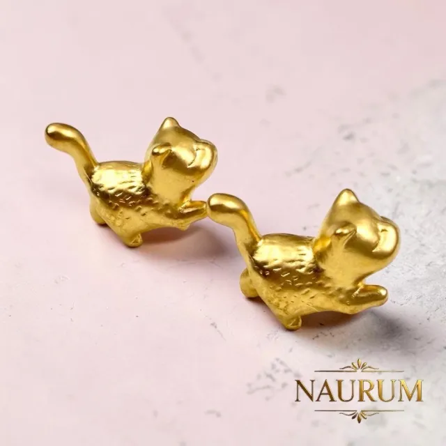(NAURUM)黃金金豆萌萌貓0.07錢1入