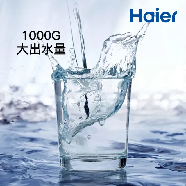 【Haier 海爾】RO淨水器/淨水機1000G 濾水器/生飲/廚下型/直出(贈基本安裝)