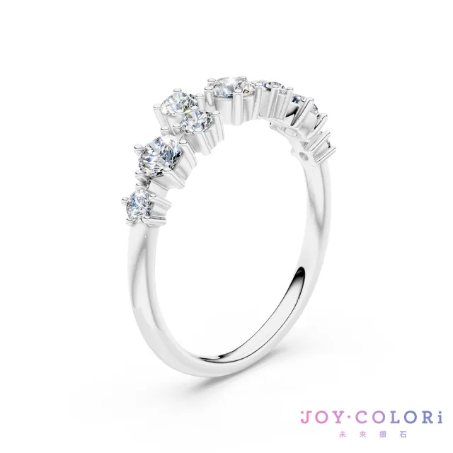 【JOY COLORi 未來鑽石】10K金 鑽石戒指 拾光繁花(培育鑽石 RW0507LG)