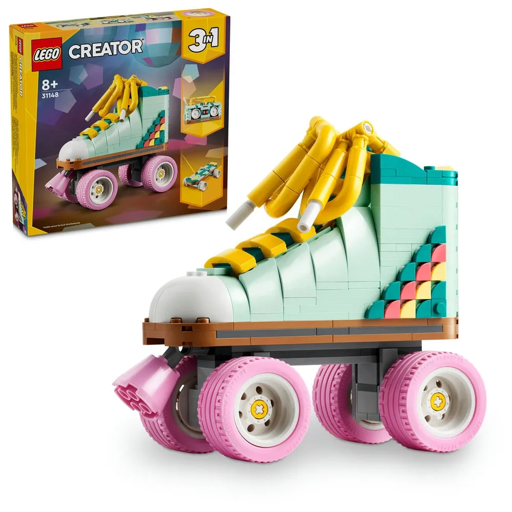 【LEGO 樂高】創意百變系列3合1 31148 復古溜冰鞋(DIY積木 三種組裝方式 禮物)