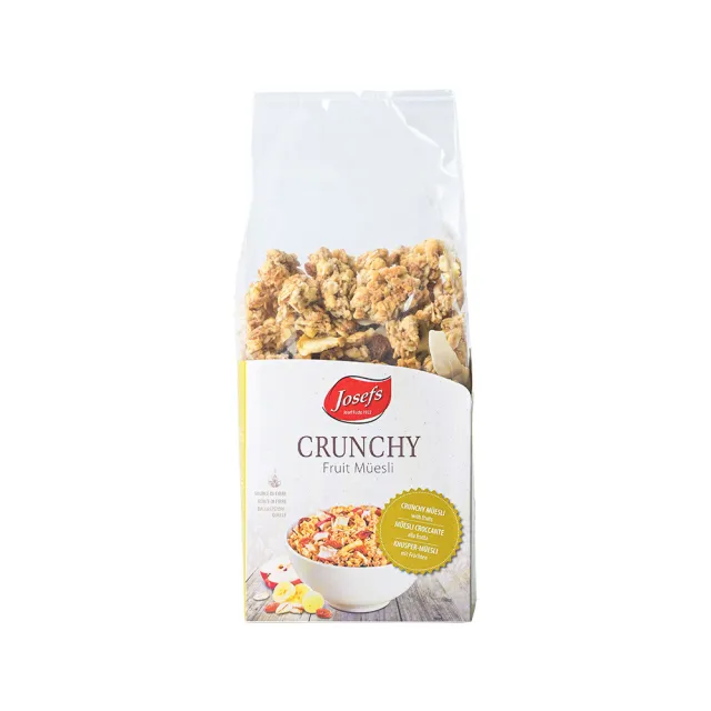 【Fuchs 福紅】喬瑟夫酸甜果乾麥脆片350g (香蕉果乾x蘋果果乾 豐富多層次的酸甜)