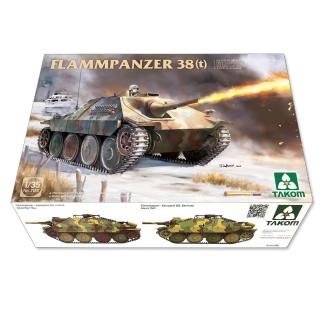 【PowerFalcon】1/35 德國 38t 追獵者噴火坦克(Takom 2180 三花模型 模型組裝)