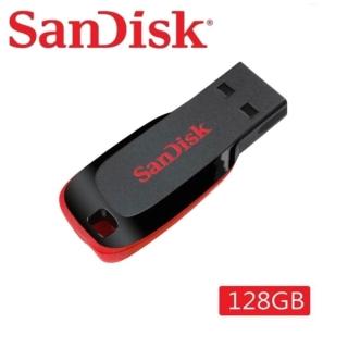 【SanDisk 晟碟】[高CP值] 128G Cruzer Blade USB 隨身碟(原廠5年保固 輕巧鋒型碟)
