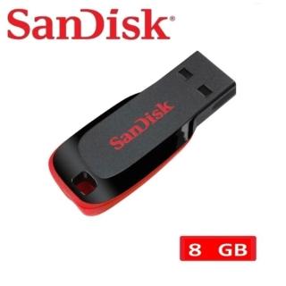 【SanDisk 晟碟】[高CP值] 8Gb Cruzer Blade USB 隨身碟(原廠5年保固 輕巧鋒型碟)