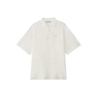 【Onitsuka Tiger】鬼塚虎 白色虎頭刺繡POLO衫 (2181B288-101)