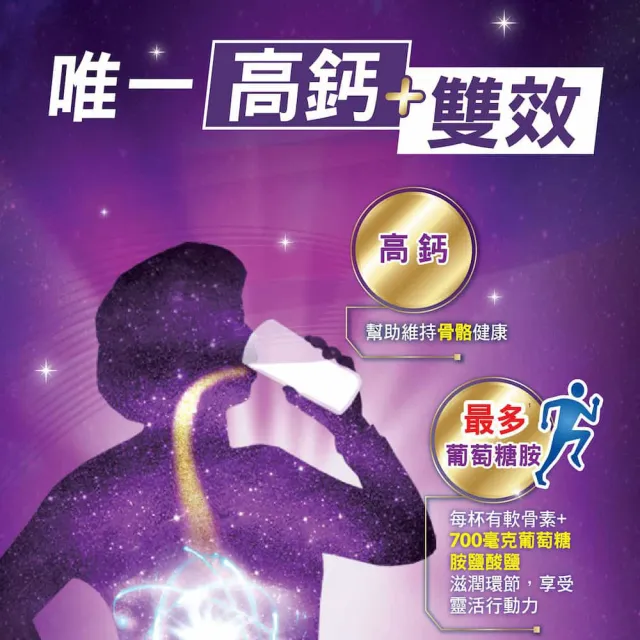 【KLIM 克寧】銀養高鈣雙效配方奶粉 1.5kg/罐(葡萄糖胺/omega3/免運/水沖即享/父親節禮物)