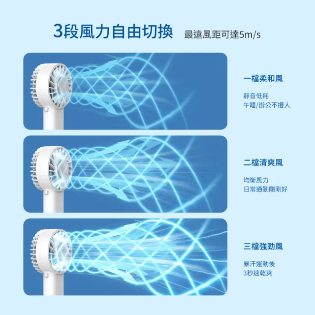 【DIKE】超值2入組-晶片製冷 手持/掛脖/桌用-輕薄多功能扇 BSMI認証(DUF340)