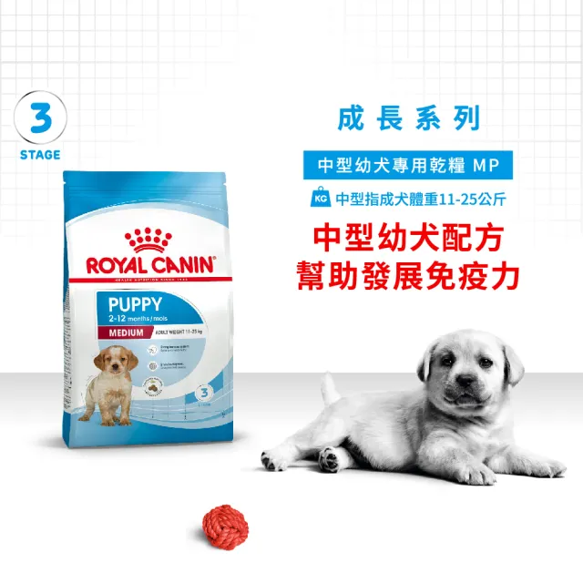 【ROYAL 法國皇家】中型幼犬專用飼料 MP 15KG(狗乾糧 狗飼料)