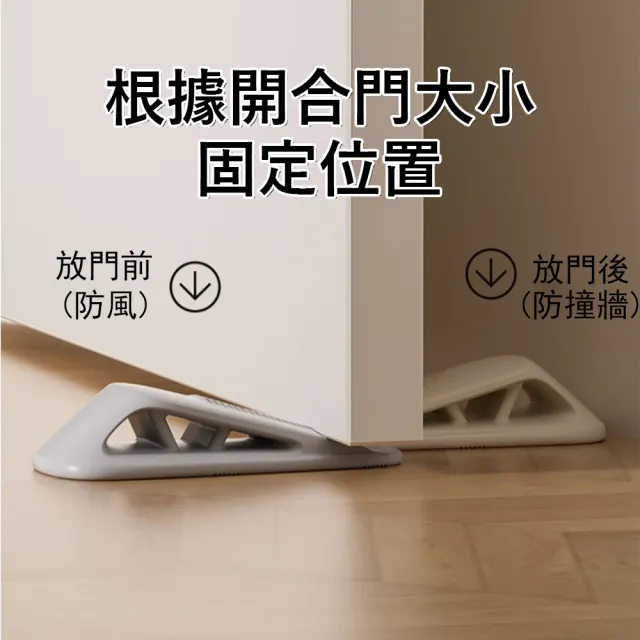 【Sager】2入 M3防滑矽膠門塞 安全靜音防撞門擋 阻門器 防風固定門塞 門卡 可收納門阻