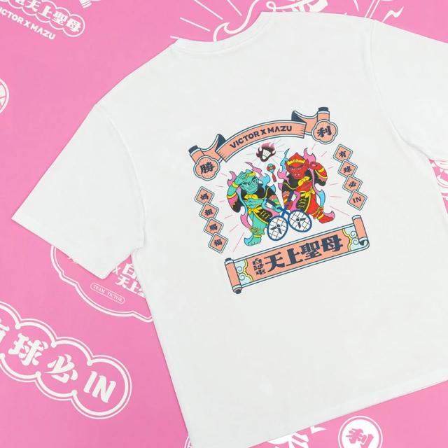 【VICTOR 勝利體育】VICTOR x 白沙屯媽祖聯名系列 T-Shirt(T-2602BMZ 千里眼順風耳款)