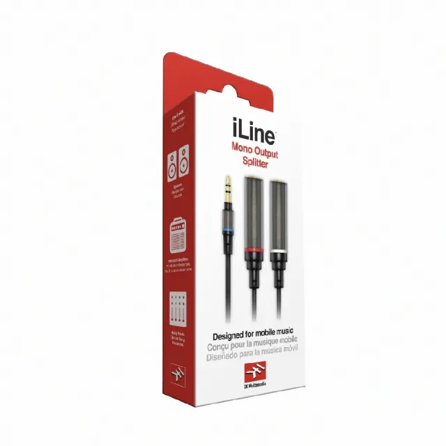 【IK Multimedia】iLine mono output splitter 單聲道輸出分配線導線(公司貨保證)