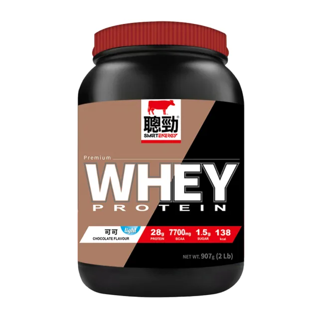 【RED COW 紅牛】官方直營 聰勁即溶乳清蛋白-可可風味-2磅*1罐(BCAA、胺基酸、蛋白質)