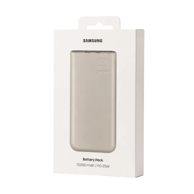 【Samsung 三星】原廠 10000mAh 25W 雙向閃電快充行動電源 Type C (EB-P3401)