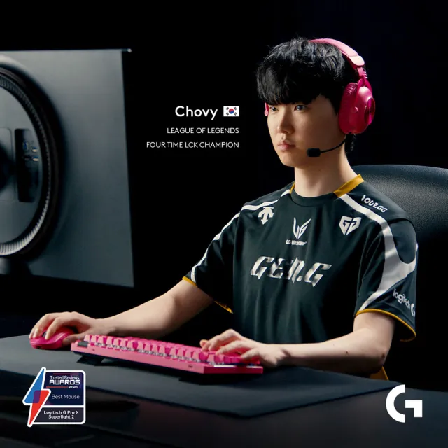 【Logitech G】G PRO X SUPERLIGHT 2 無線輕量化滑鼠(黑色)