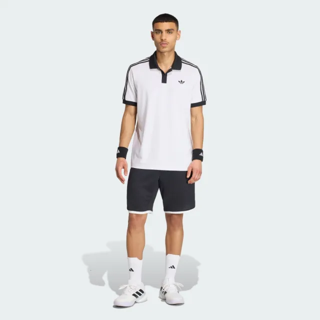 【adidas 愛迪達】TENNIS CLASSICS 短袖POLO 衫 吸濕排汗 男 KY8878