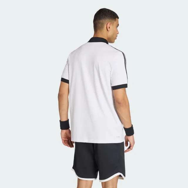 【adidas 愛迪達】TENNIS CLASSICS 短袖POLO 衫 吸濕排汗 男 KY8878