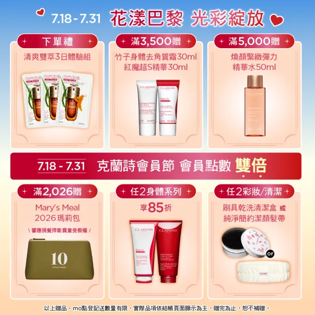 【CLARINS 克蘭詩】輕呼吸光感UV隔離露SPF50 PA++++50ml(防曬隔離 透明色/粉膚色)