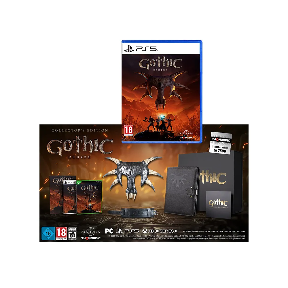 【SONY 索尼】PS5 Gothic Remake 救世英豪 重製版 收藏版 外文封面(中文版)