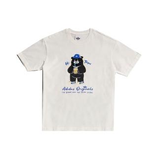 【adidas 愛迪達】男女 BEAR SS TEE 短袖上衣 - LF5889