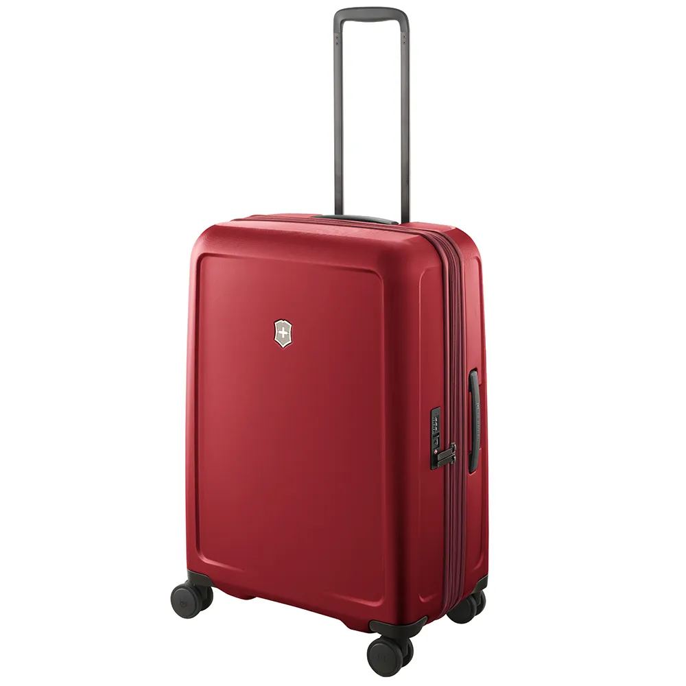 【VICTORINOX 瑞士維氏】CONNEX 可擴充26吋硬殼行李箱(紅)