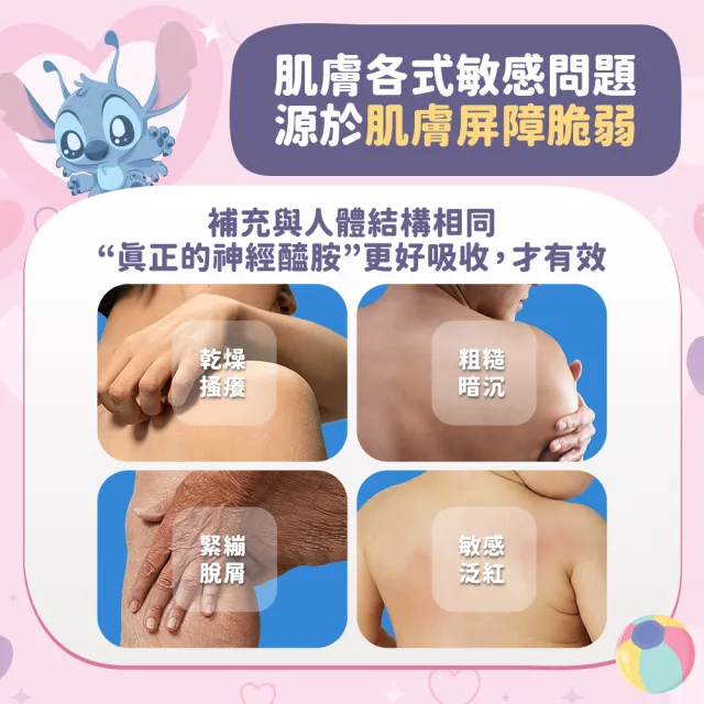 【CeraVe 適樂膚】史迪奇限量聯名組★長效潤澤修護霜 340g雙入(彌月/臉部身體乳霜)