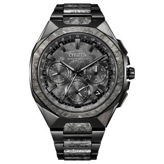 【CITIZEN 星辰】ATTESA 韋禮安廣告款 GPS衛星對時結晶鈦金屬光動能男錶/44mm 父親節(CC4107-80H)