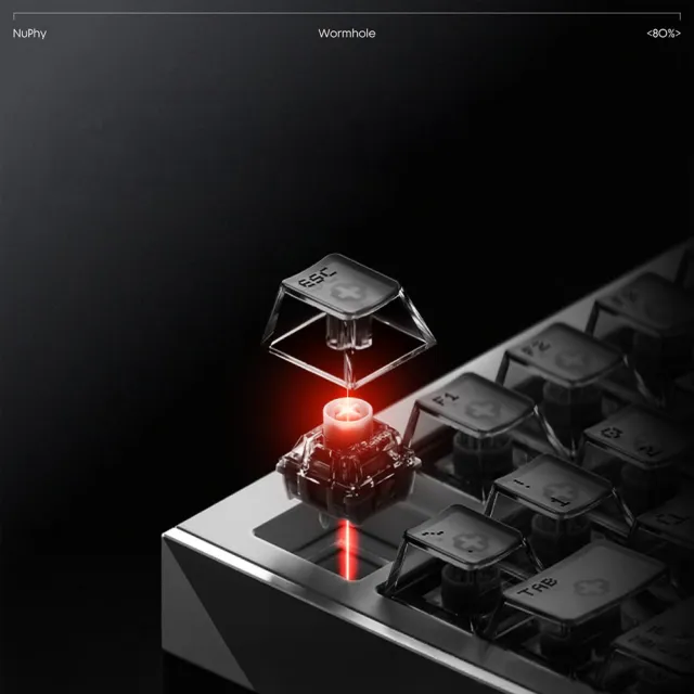 【NuPhy】WH80 三模磁軸鍵盤 8k 磁玉龍軸 Mac適用 網頁QMK改鍵