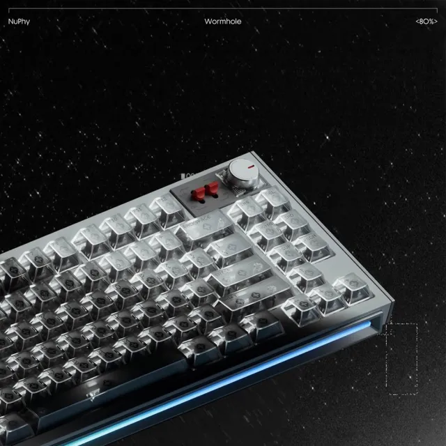【NuPhy】WH80 三模磁軸鍵盤 8k 磁玉龍軸 Mac適用 網頁QMK改鍵