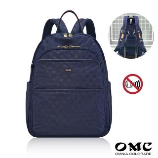 【OMC】秀麗機能款RFID休閒後背包03346(普普藍)