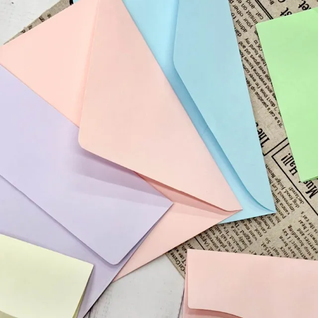【SEASON 四季紙品禮品】標準橫1號素色信封組(多彩 大份量 RA7503)