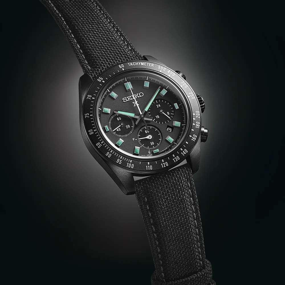 【SEIKO 精工】Prospex SPEEDTIMER 黑潮夜視 太陽能計時手錶 送禮 禮物 推薦(SSC923P1/V192-0AH0C)