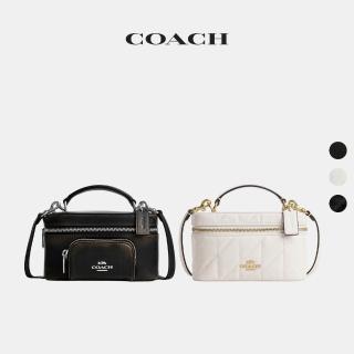【COACH】蔻馳官方直營 RAINER 18 絎縫細節斜背手袋 斜背包 手提包-多色任選(CEO22/CEO25)