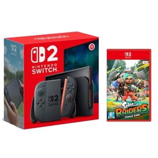 【Nintendo 任天堂】Switch 2 主機+《NS2 斯普拉遁 塗擊隊》+《9H鋼化貼》