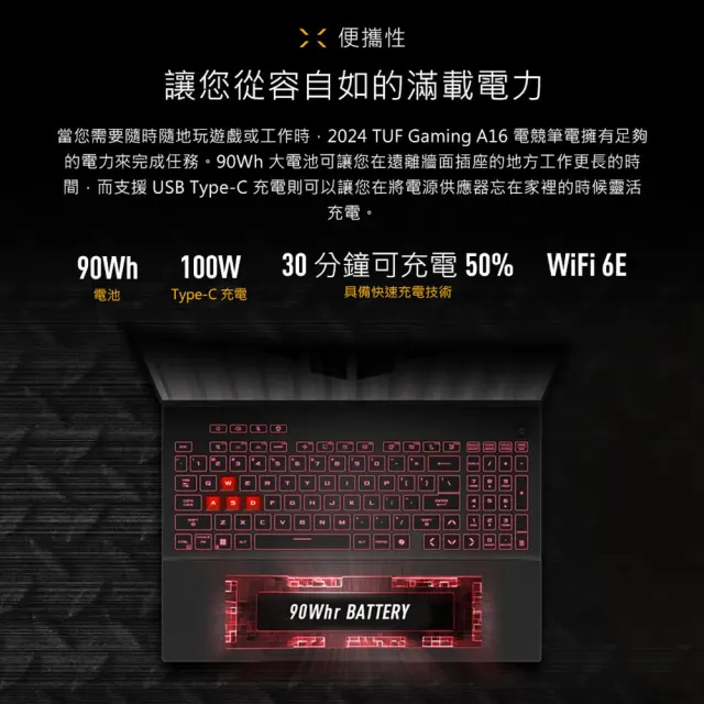 【ASUS 華碩】16吋GeForce RTX 5060 R9電競筆電(FA608PMR-0041A8940HX/R9-8940HX/16G/512G/W11)