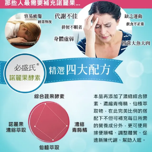 【草本之家】諾麗果酵素3入組(60粒/入)(全素食品.綜合蔬果酵素.濃縮青梅.仙楂萃取)