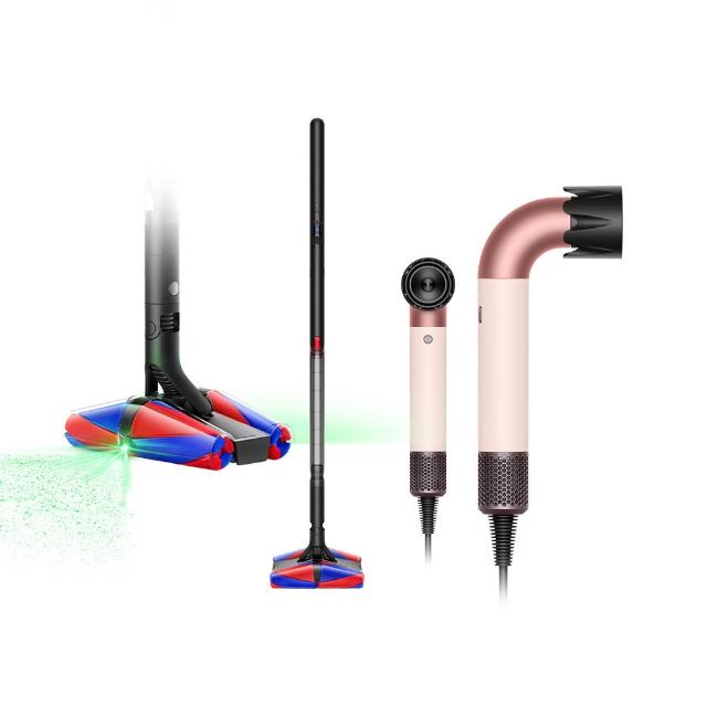 【dyson 戴森】SV50 鉛筆吸塵器/筆型吸塵器 + HD17 精準造型 輕量吹風機(粉霧玫瑰) (超值組)