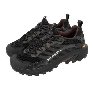 【MERRELL】登山鞋 Moab Speed 2 Vent 2K SE 男鞋 黑 黃金大底 ML00005338