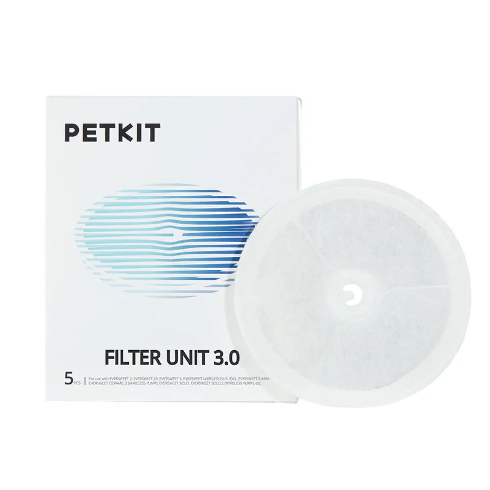 【Petkit 佩奇】台灣公司貨｜升級版智能寵物活水機專用濾心 5入/盒