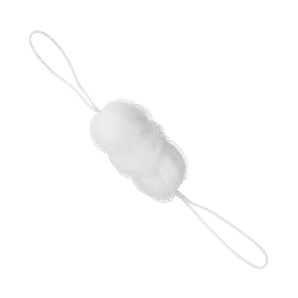 【MUJI 無印良品】攜帶用體用彈性起泡網.附袋/全長約40cm